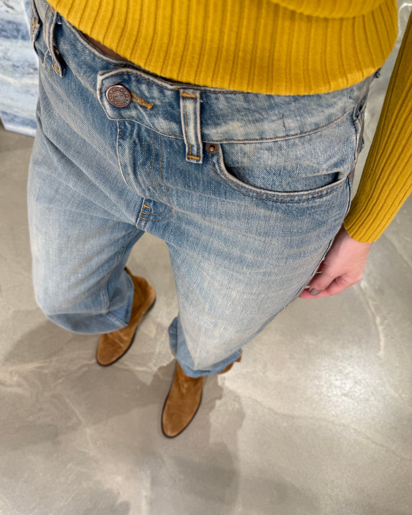 JEANS KATE WASHED BLUE