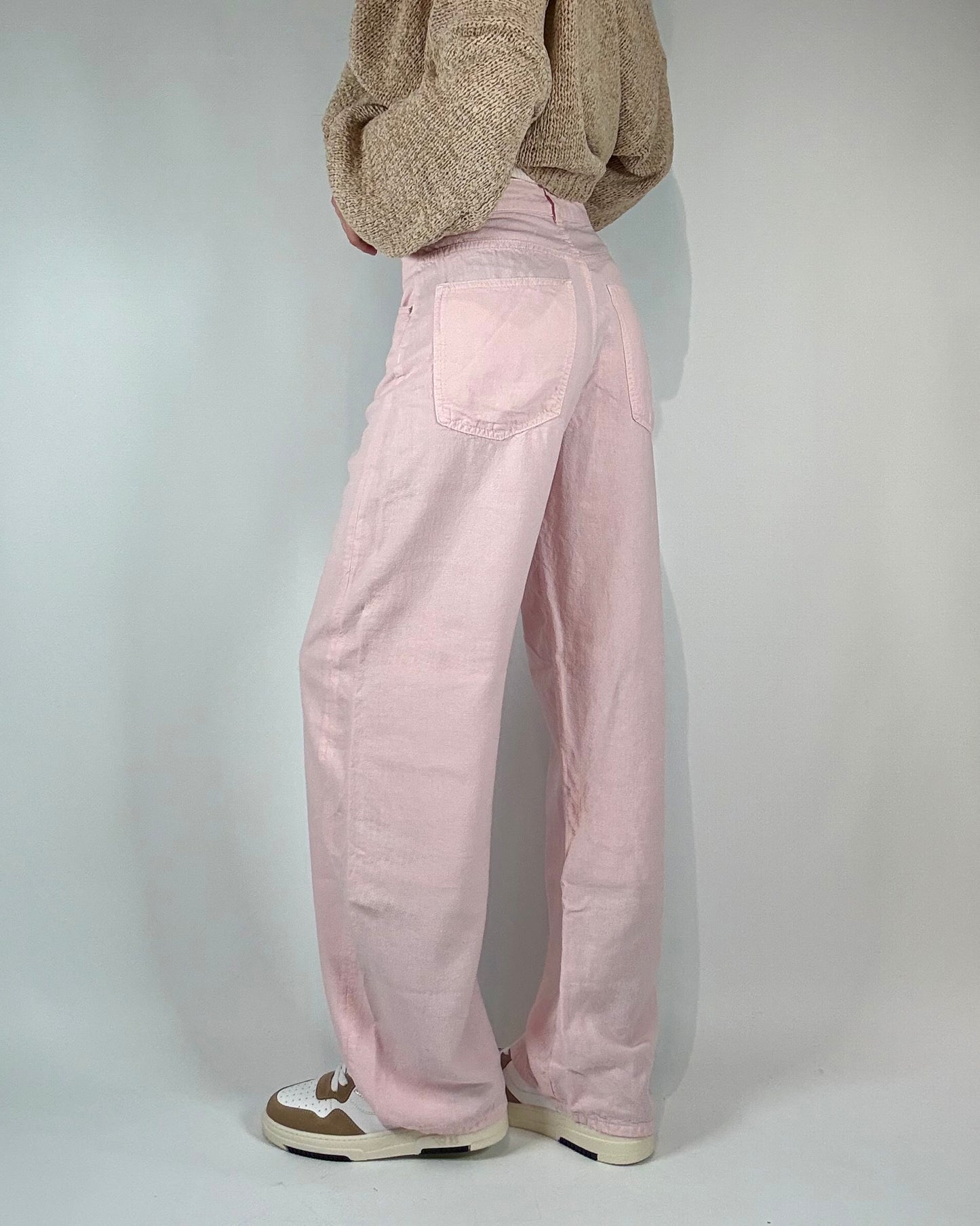 PANTALONE GIORGIA IN LINO