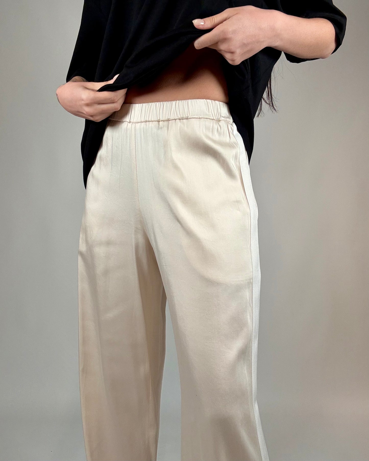 PANTALONE BANDA A CONTRASTO