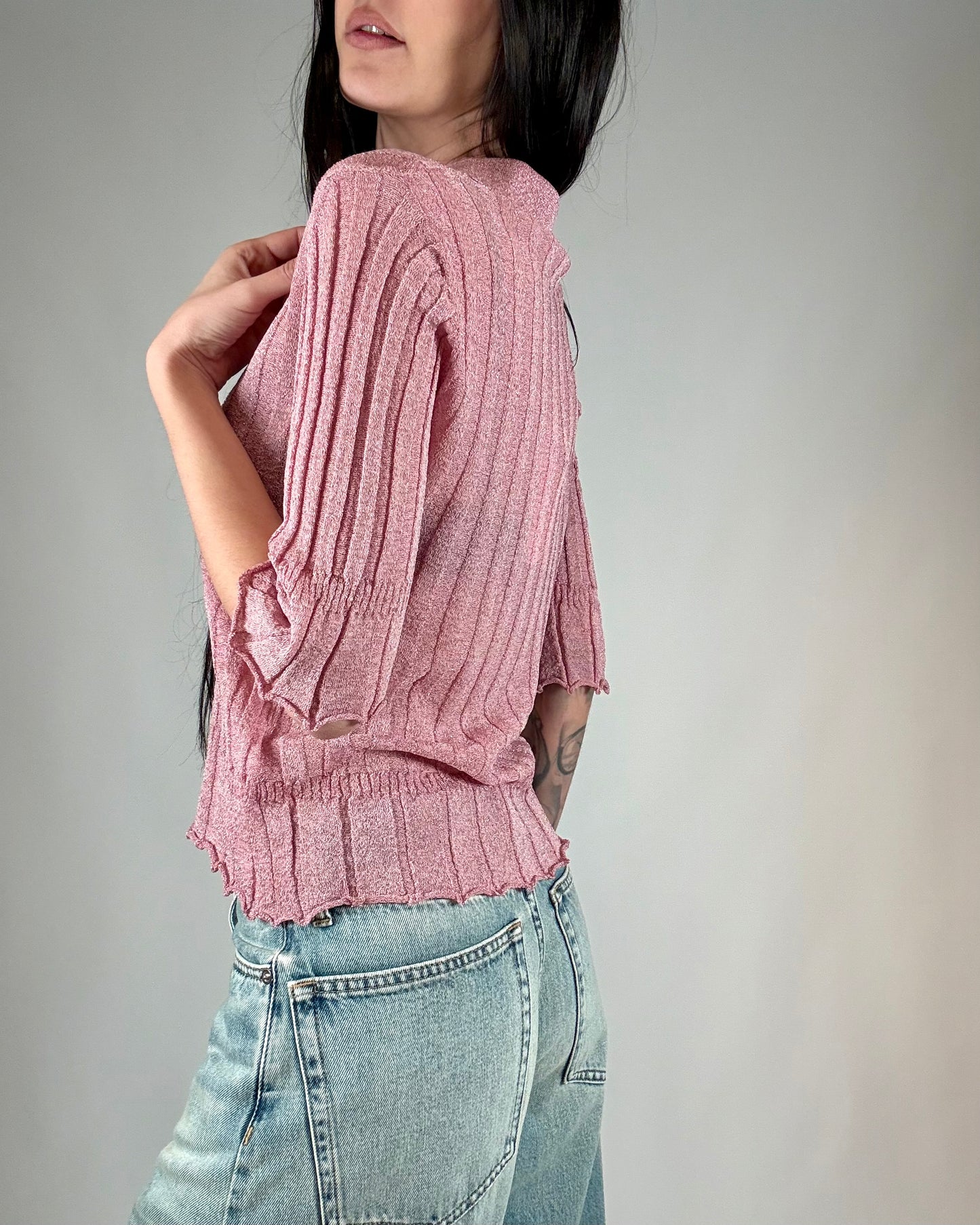 POLO LUREX MANICA 3/4