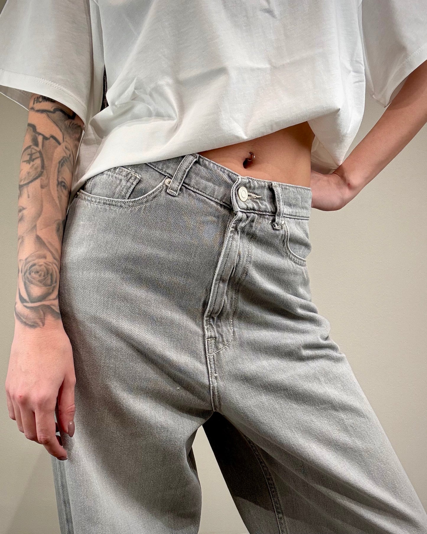 JEANS LAYLA GREY