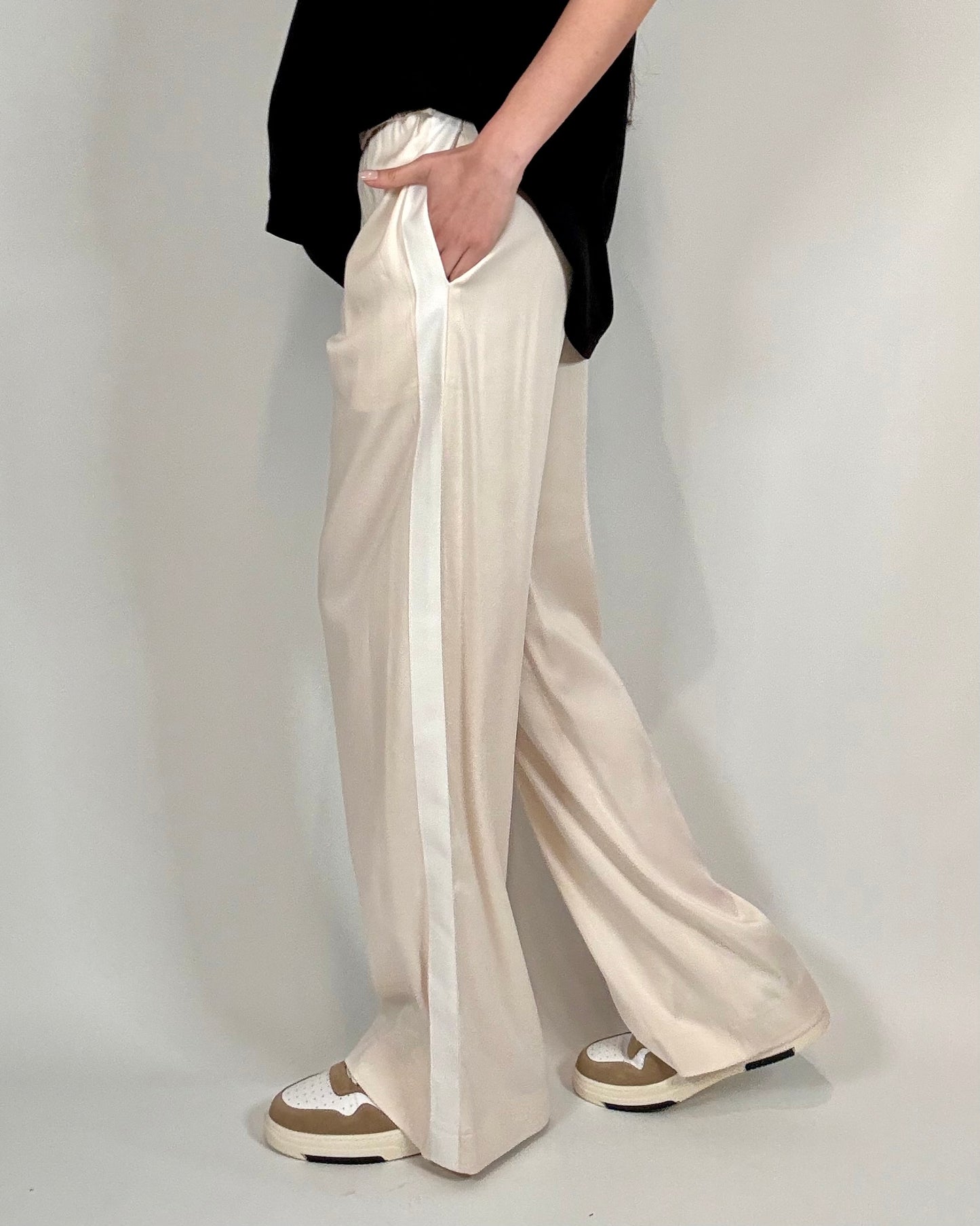 PANTALONE BANDA A CONTRASTO