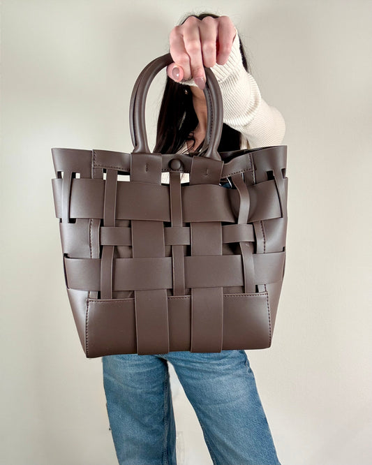 BORSA A MANO IN PELLE