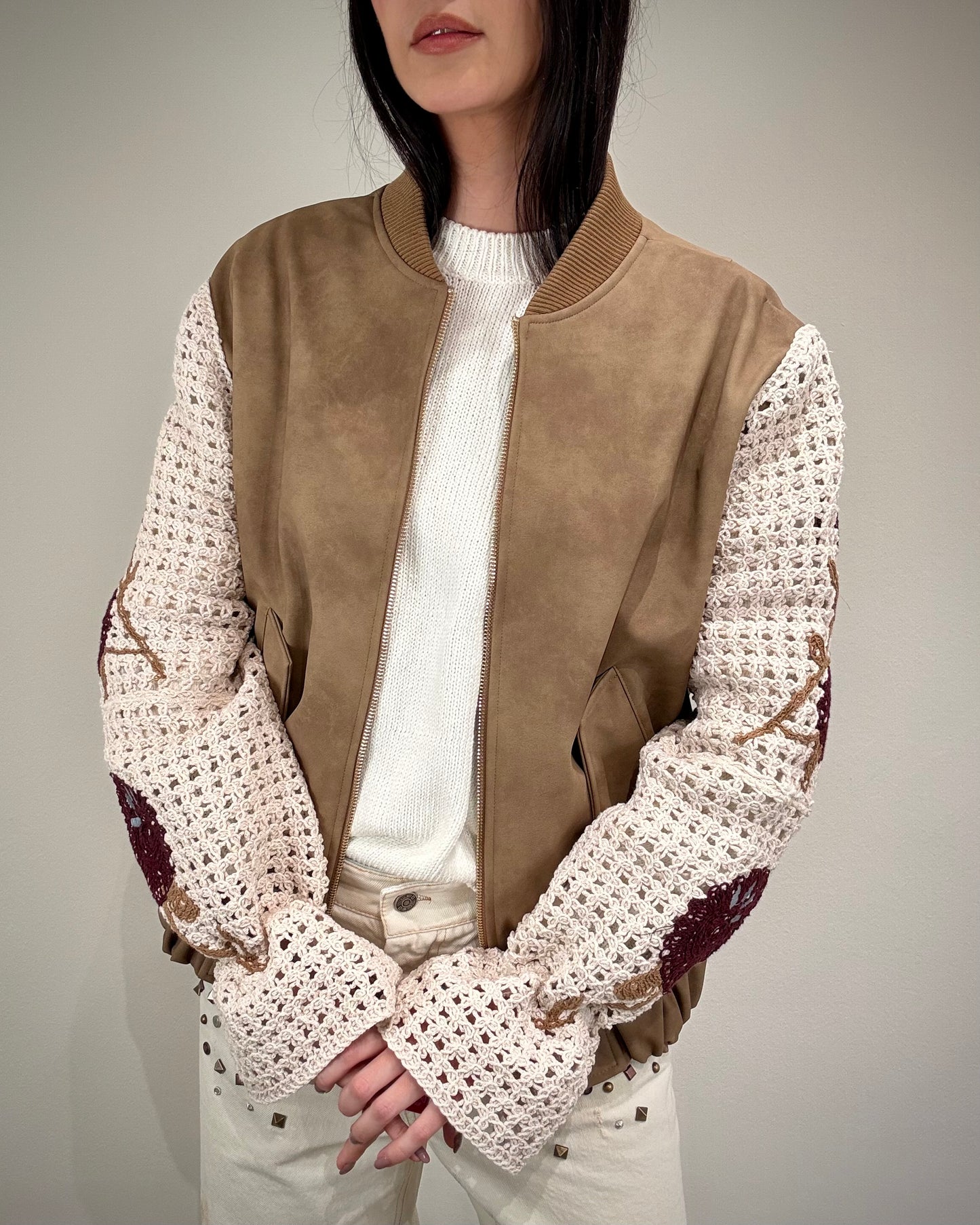 GIACCA MANICA CROCHET