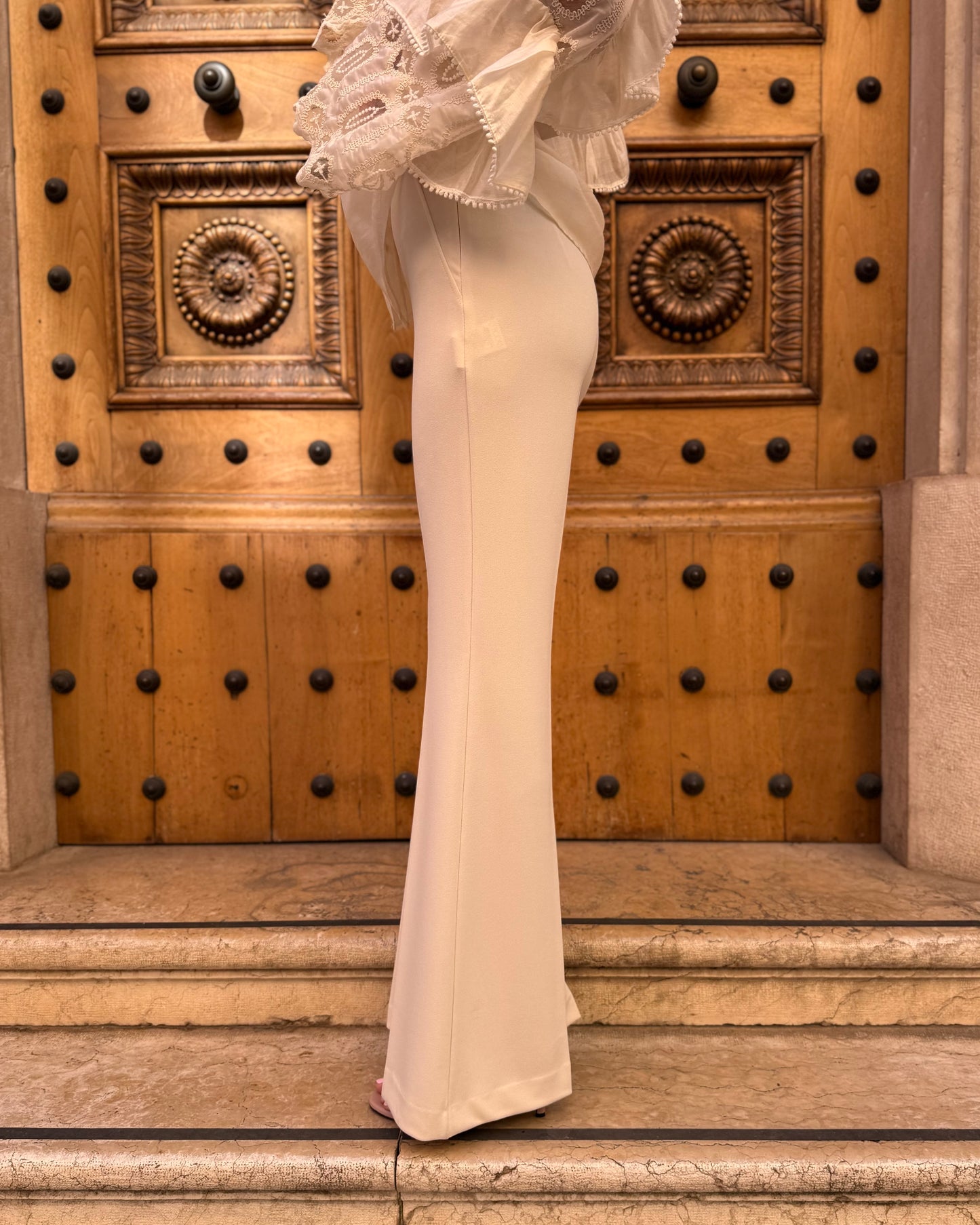 PANTALONE BURRO FLARE