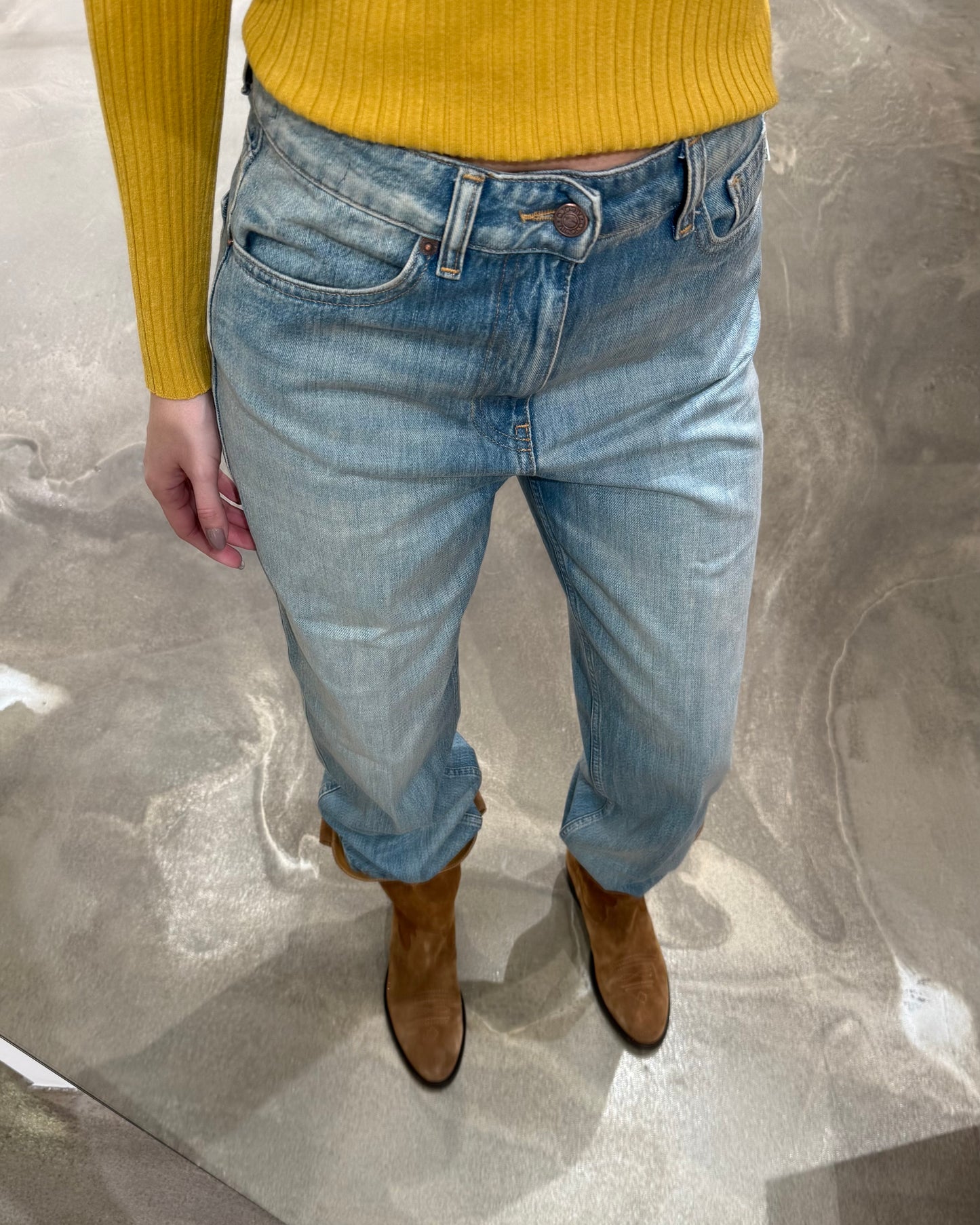 JEANS KATE WASHED BLUE