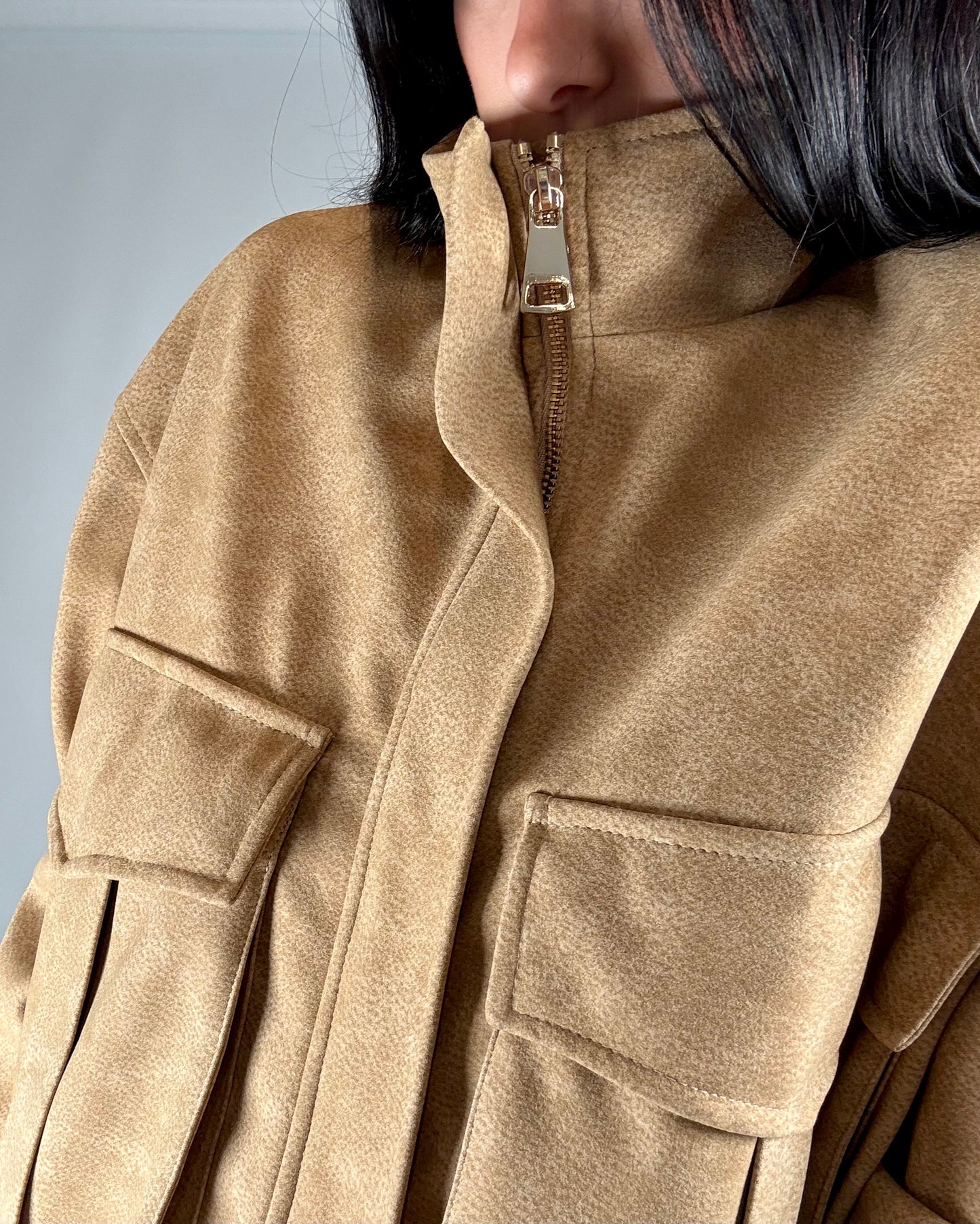GIACCA SCAMOSCIATA BEIGE