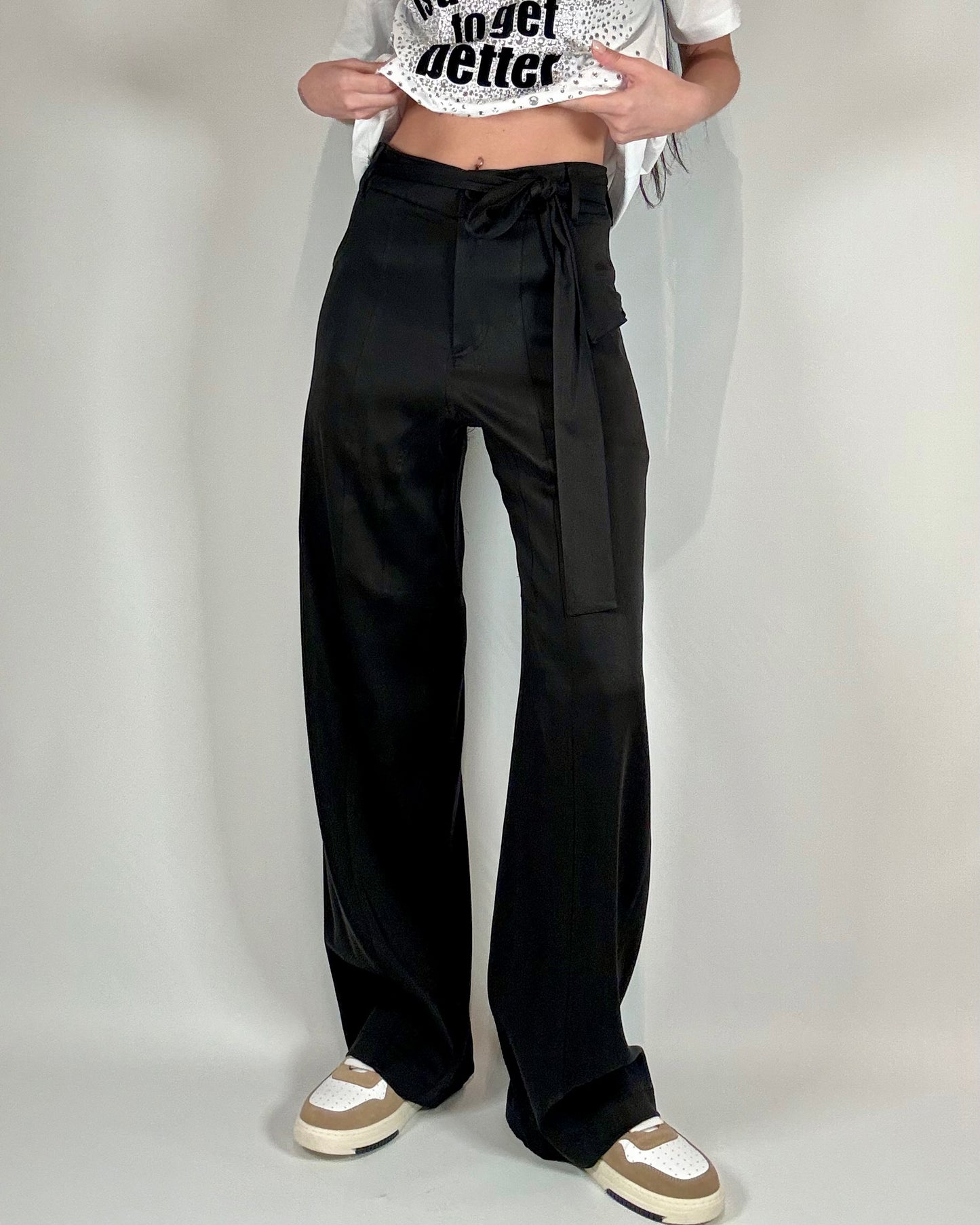 PANTALONE FLUIDO CON CINTURA