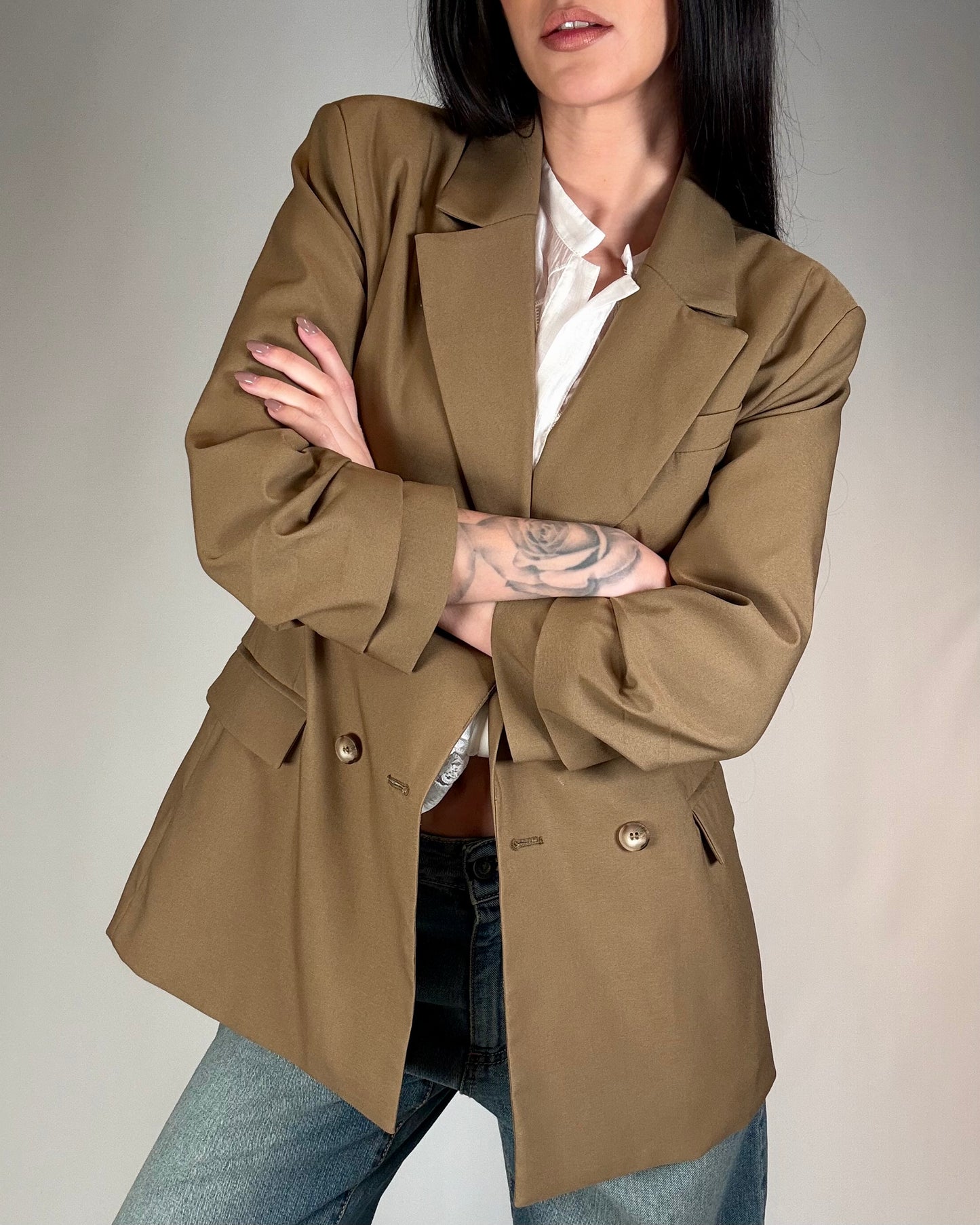 BLAZER MANICA ARRICCIATA