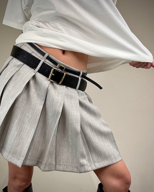 MINIGONNA COLLEGE GREY