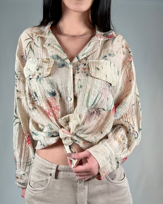 CAMICIA A FIORI NUDE