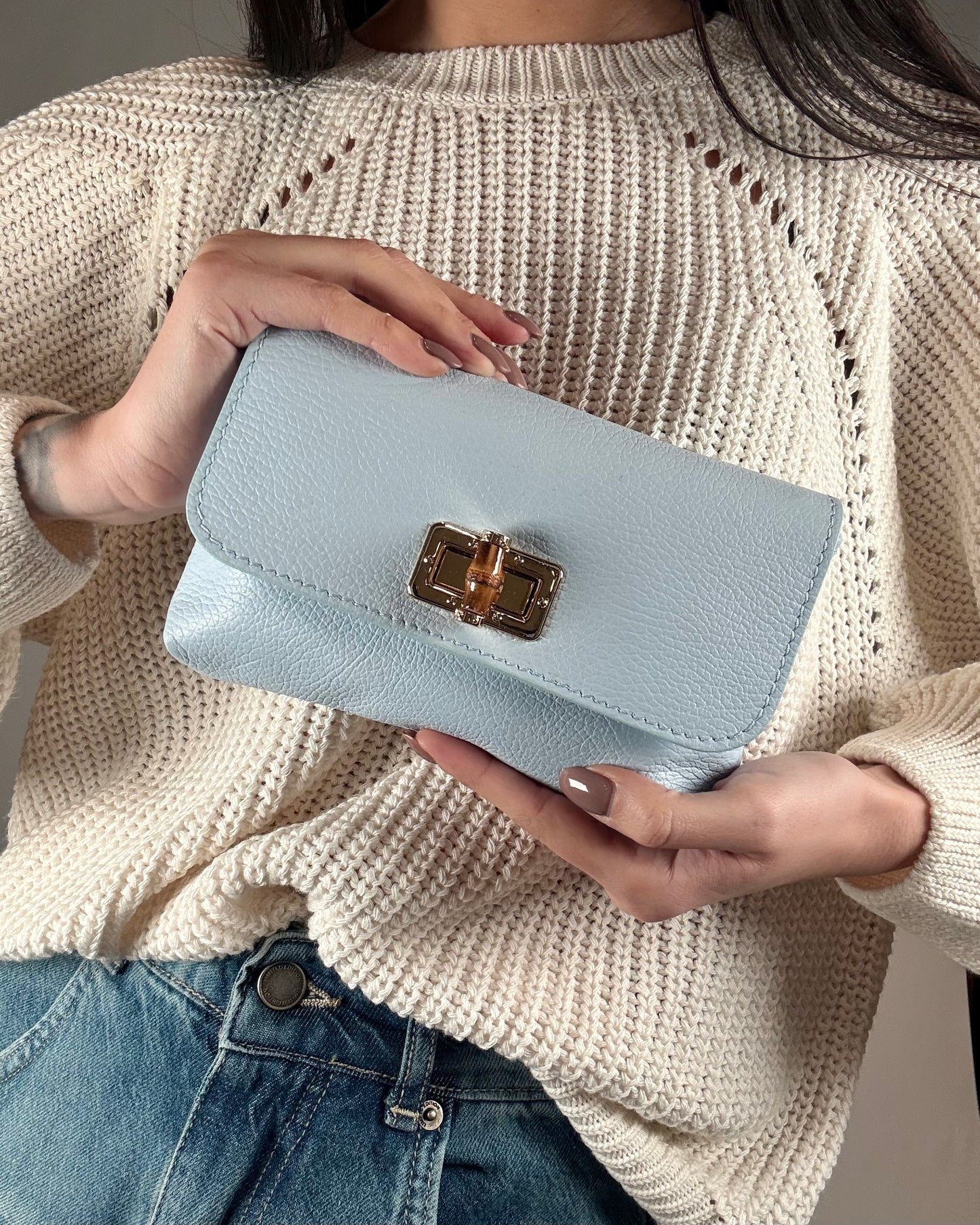 CLUTCH IN PELLE