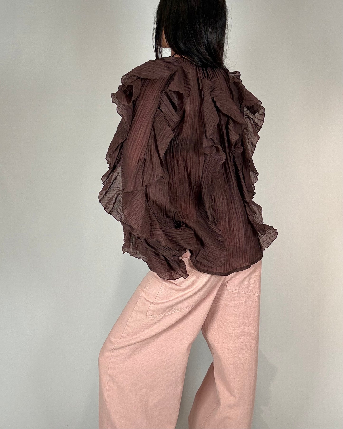 CAMICIA VOULANT MORO