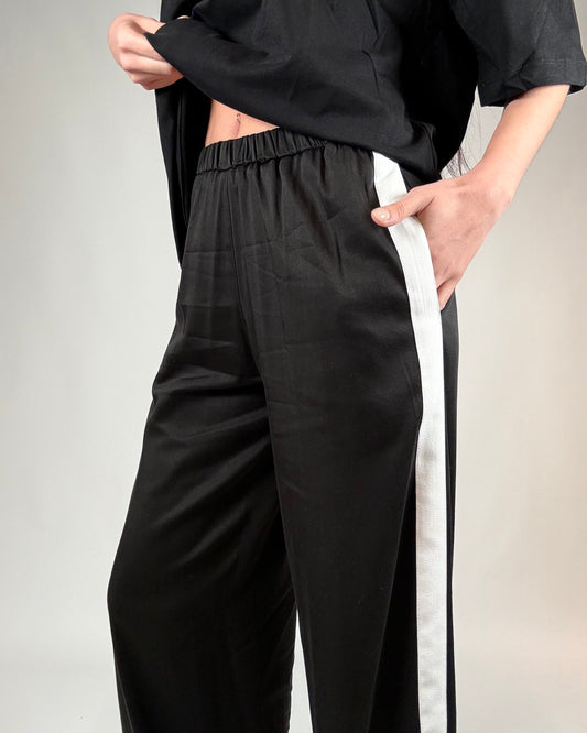 PANTALONE BANDA A CONTRASTO