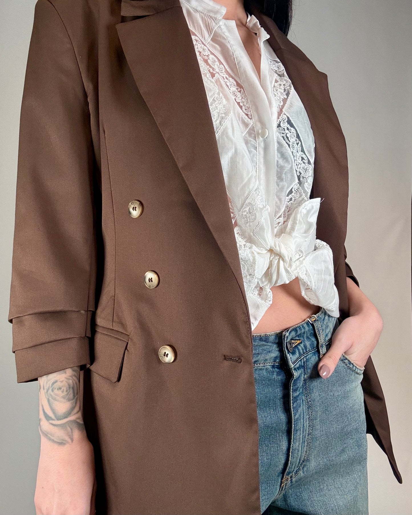 BLAZER MANICA ARRICCIATA