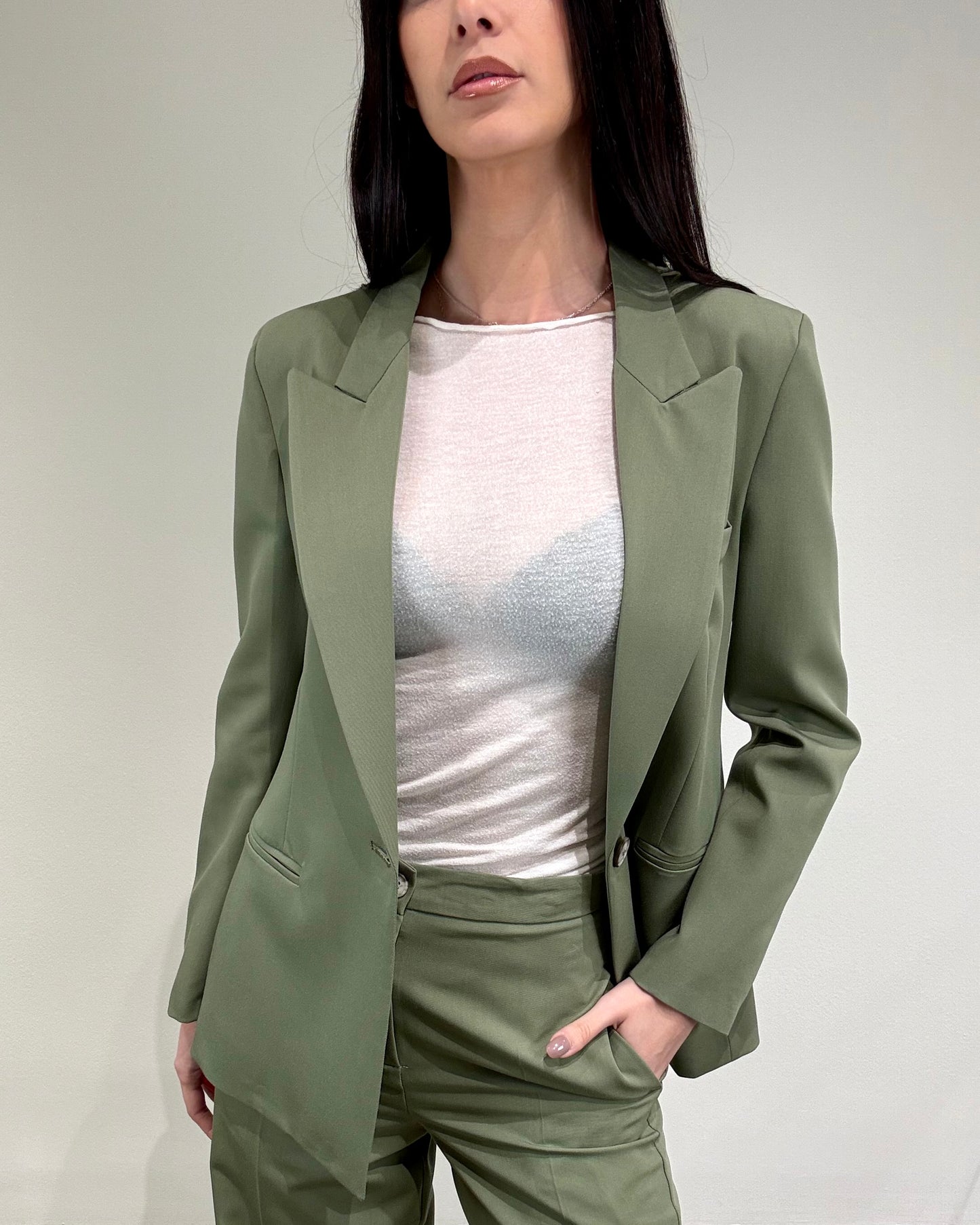 BLAZER LUNGO SLIM FIT