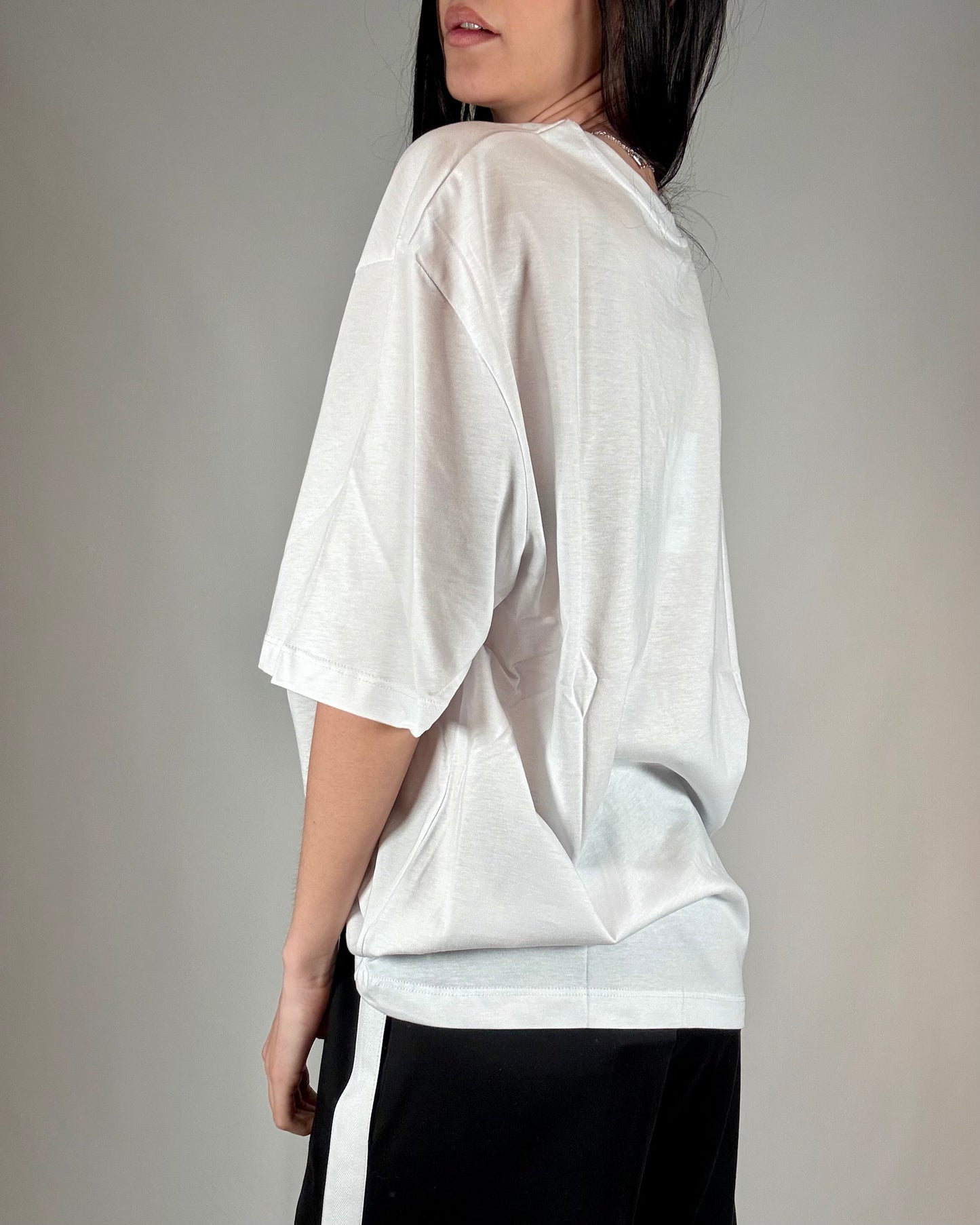 T-SHIRT LOGO STRASS
