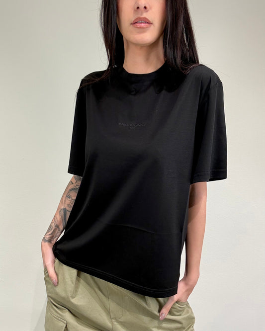 T-SHIRT CON LOGO RICAMATO