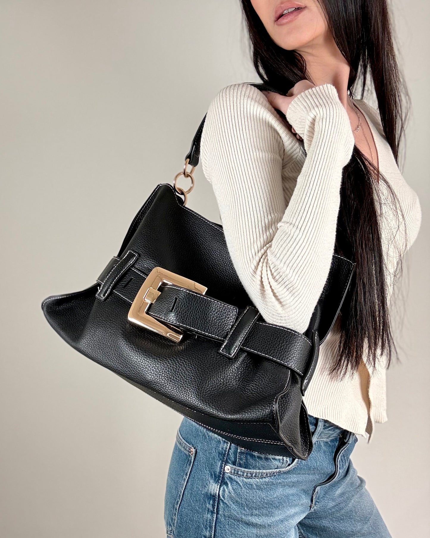 BORSA CON FIBBIA