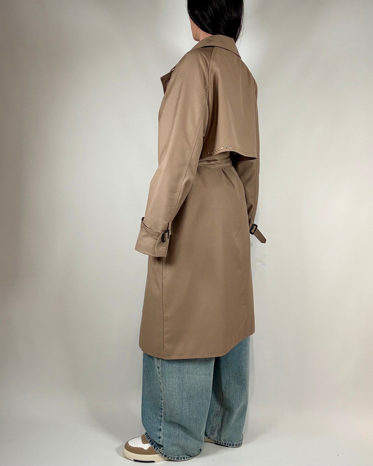 TRENCH OVERSIZE LUNGO CON BORCHIE