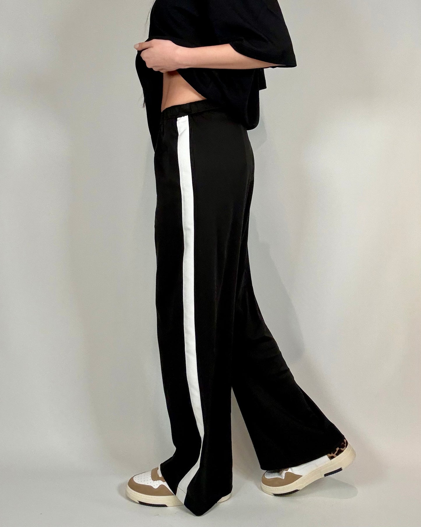 PANTALONE BANDA A CONTRASTO