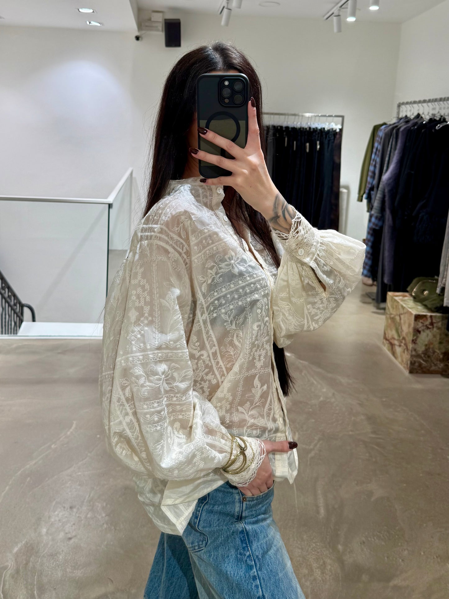 CAMICIA IN PIZZO